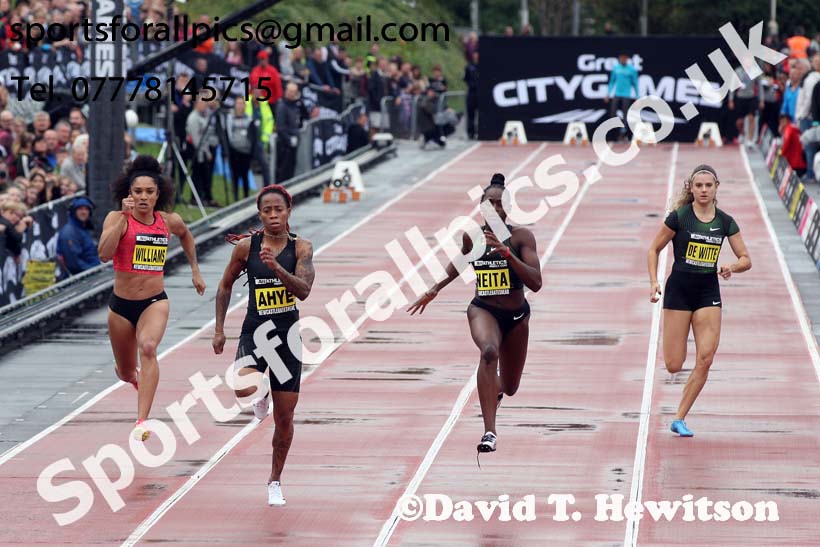 Womens 150 metres, 2018 Great North CityGames. Photo: David T. Hewitson/Sports for All Pics